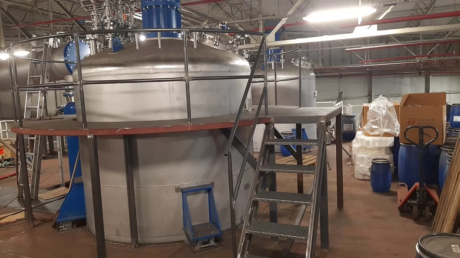 reaktör pilatform imalati yerinde