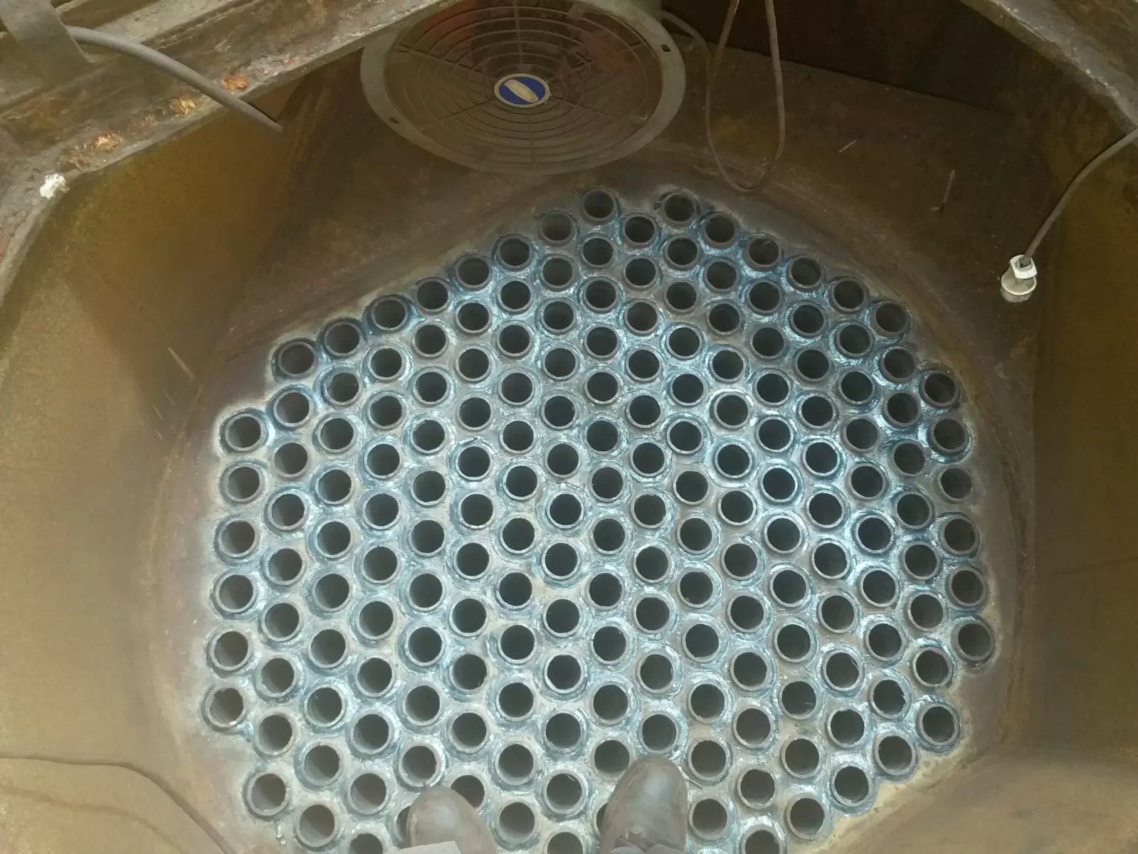 dikey kazan üst kısmı